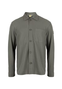 ROADSIGN® australia - Herren Hemd Urban Pique Overshirt in Piqué-Struktur für stilvolle Herbstlagenlooks - grün