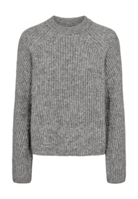 Nümph - Pullover "Zindi", Wollanteil, Rundhals, für Damen - 545 STORM FRONT M
