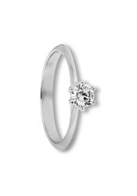 ONE ELEMENT Shine Bright Line - Zirkonia Ring aus 333 Weißgold - silber