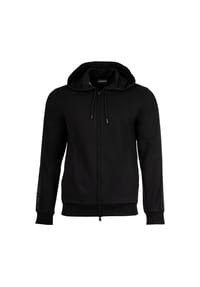 EMPORIO ARMANI - Herren Sweatjacke mit Kapuze - BASIC TERRY, Zipper, Cotton-Mix - Beige