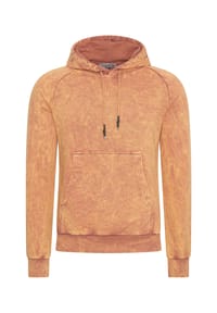 RUSTY NEAL® - Kapuzensweatshirt in verwaschenem Design - Anthrazit