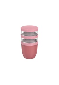 MEPAL Lunchpot Ellipse 500 ml + 2x 200 ml - ELLIPSE - altrosa
