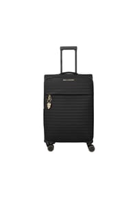 travelite BARBARA STEPP - 4-Doppelrollen-Trolley, TSA Kombinationsschloss, Frontfach - 001 SCHWARZ