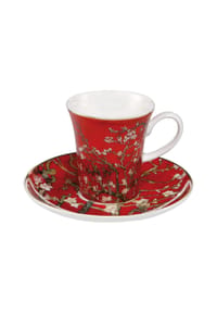 Goebel Espressotasse Vincent van Gogh - Mandelbaum rot - Vincent van Gogh - Rot