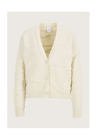 MADELEINE - Moderne Oversized-Jacke mit V-Ausschnitt - wollweiß