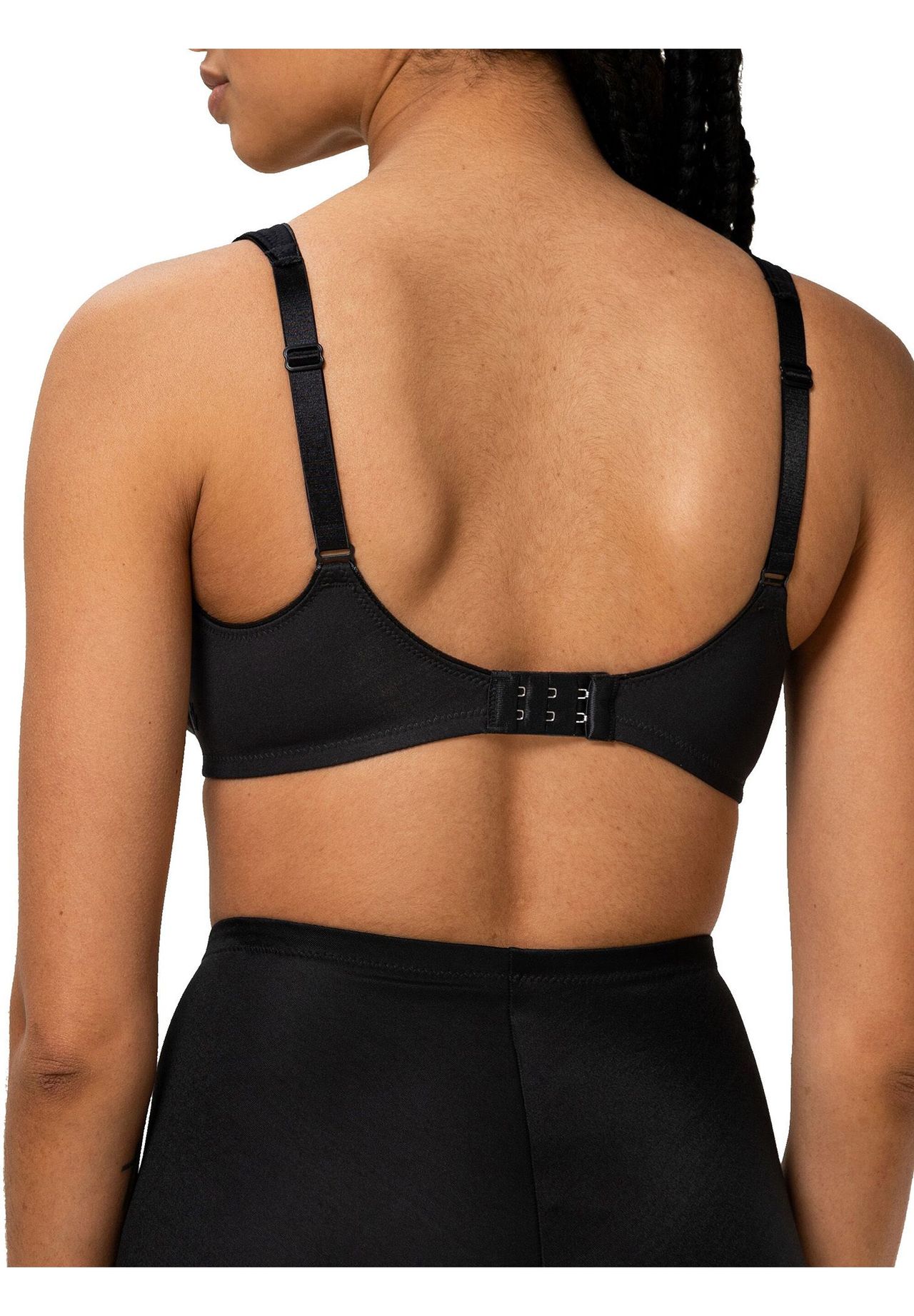 Triumph Modern Soft+Cotton BüGel-Bh, Ungepolstert, KomfortbüGel, Samt, Damen, Schwarz, 100E