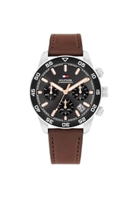 TOMMY HILFIGER TH85 CHRONOGRAPH - Herren Chronograph "1792213" - BRAUN
