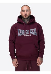 Lonsdale Herren Kilnsey Kapuzenpulli – Oversize Fit Mit Kängurutasche & Weichem Sweatstoff