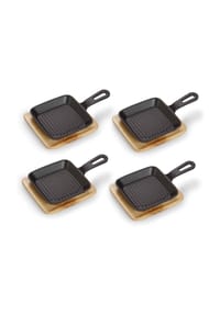 ECHTWERK® - Servierpfanne 4er-Set - Schwarz 4er-set