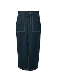 comma, CASUAL IDENTITY - Jeansrock, Frontschlitz, für Damen - 59Z9  BLUE