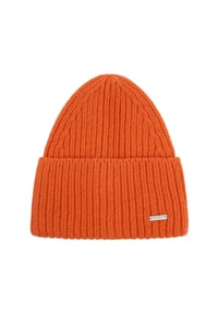 Stöhr - Beanie, Emblem, für Damen - 04 ORANGE