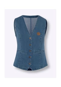 SIEH AN! - Jeans-Weste - blue-bleached
