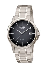 BOCCIA® - Herrenuhr "3633-07" - SILBER