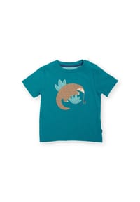 KITE - Kinder Pangolin T-Shirt Bio-Baumwolle - blau