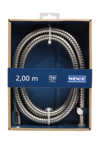 WENKO® - Duschschlauch - SILBER