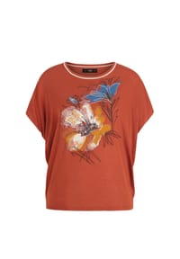 IVKO - Pullover mit Blumenmuster - bronze