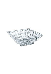 Nachtmann - Dancing Stars Bossa Nova Schalen Set, 2er Set, Eckig, Kristallglas, 12 cm - Transparent