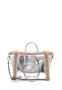 SURI FREY CHESSY - Shopper, Kunstpelz, für Damen - 199 BLACK-FINISH