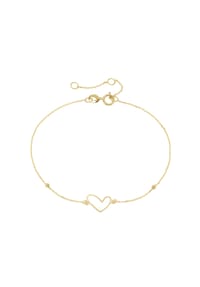 Luigi Merano® - Armband Herz Mittelteil, Gold 585 - gold