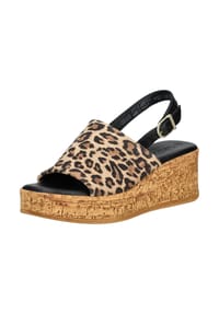 Tamaris - Leder Sandalen - Leopard