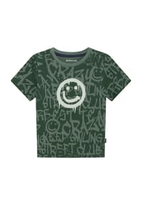 MANGUUN - T-Shirt, Baumwolle, für Kinder - AOP SMILEY