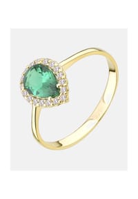 VANLERÉ - Cluster Ring, mit Zirkonia, 375 Gelbgold - gold