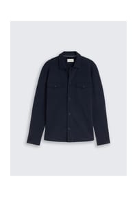 TOM TAILOR - Overshirt, Regular Fit, Langarm, Kent-Kragen, für Herren - 10668 SKY CAP BLUE