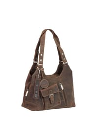 GREEN BURRY Vintage - Vintage Revival Vol. 1 Schultertasche Leder 31 cm - sattelbraun