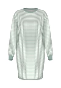 mey - Sleepshirt Willow Stripes, Baumwolle, für Damen - 1811 SEASALT GREEN