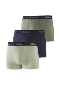 s.Oliver - Pants, 3er-Pack, für Herren - GRA+BLA+SCHW