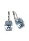 zeeme GEMSTONES Ohrringe 925/- Sterling Silber 2 Blautopas beh. Bild 1