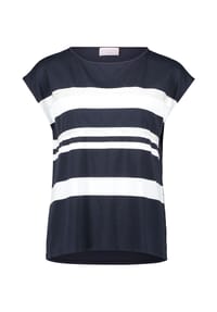 BETTY BARCLAY - Casual-Shirt mit Ringel - Dunkelblau/Weiß