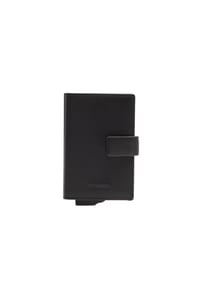 BOGNER ASPEN - Kreditkartenetui, Leder, RFID-Schutz, Label-Prägung - 900 BLACK