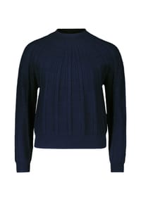 BETTY & CO - Strickpullover mit Stehkragen - Navy Blue