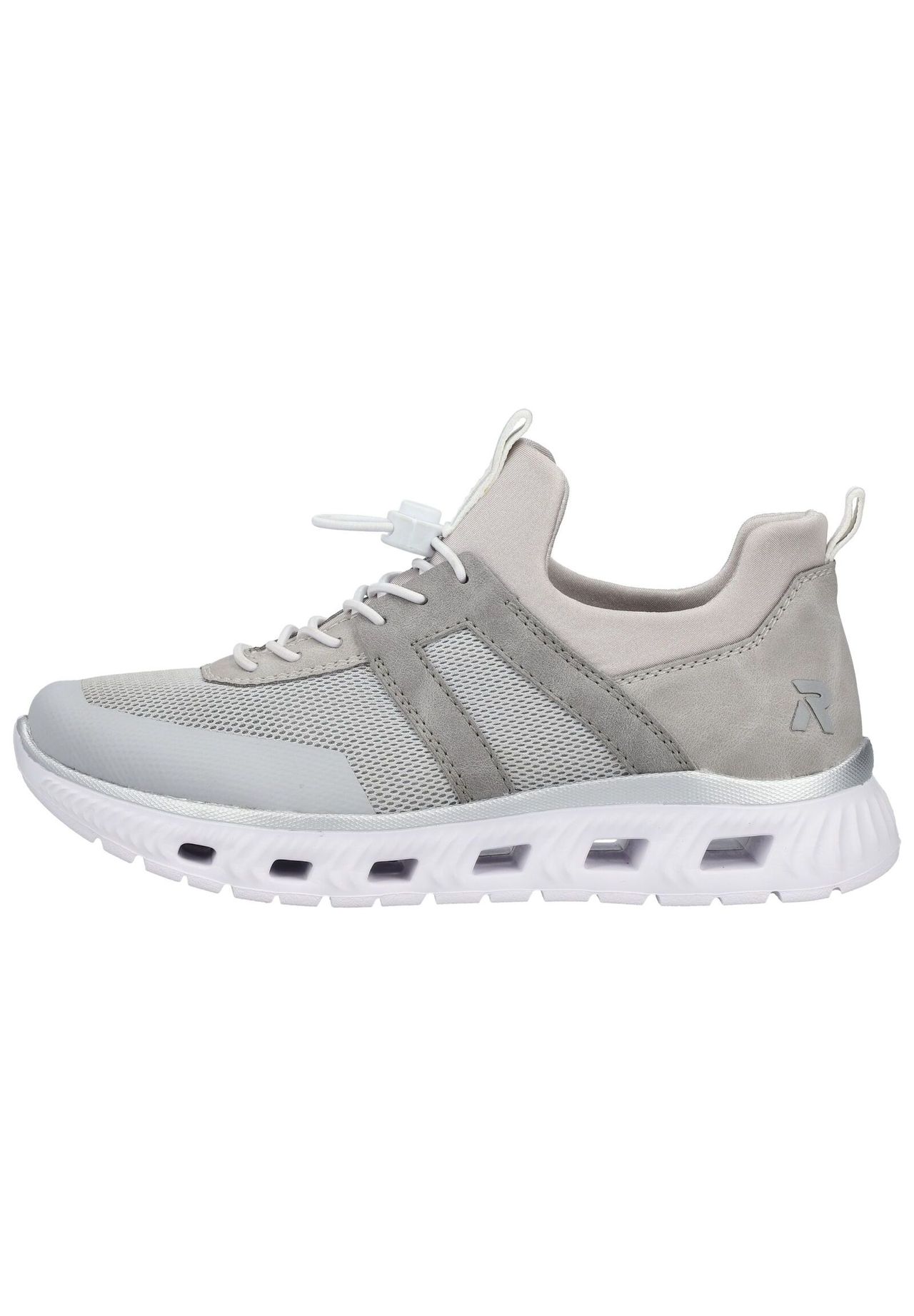 Rieker Lederimitat Sneaker, Grau, 41
