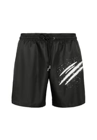 PLEIN SPORT - Badehose - black/white