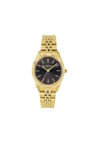 TOM TAILOR WOMEN - Quarzuhr für Damen, Edelstahl - Gold