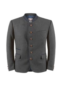 STOCKERPOINT - Trachtenjacke "Titus", Stehkragen, für Herren - grau-blau