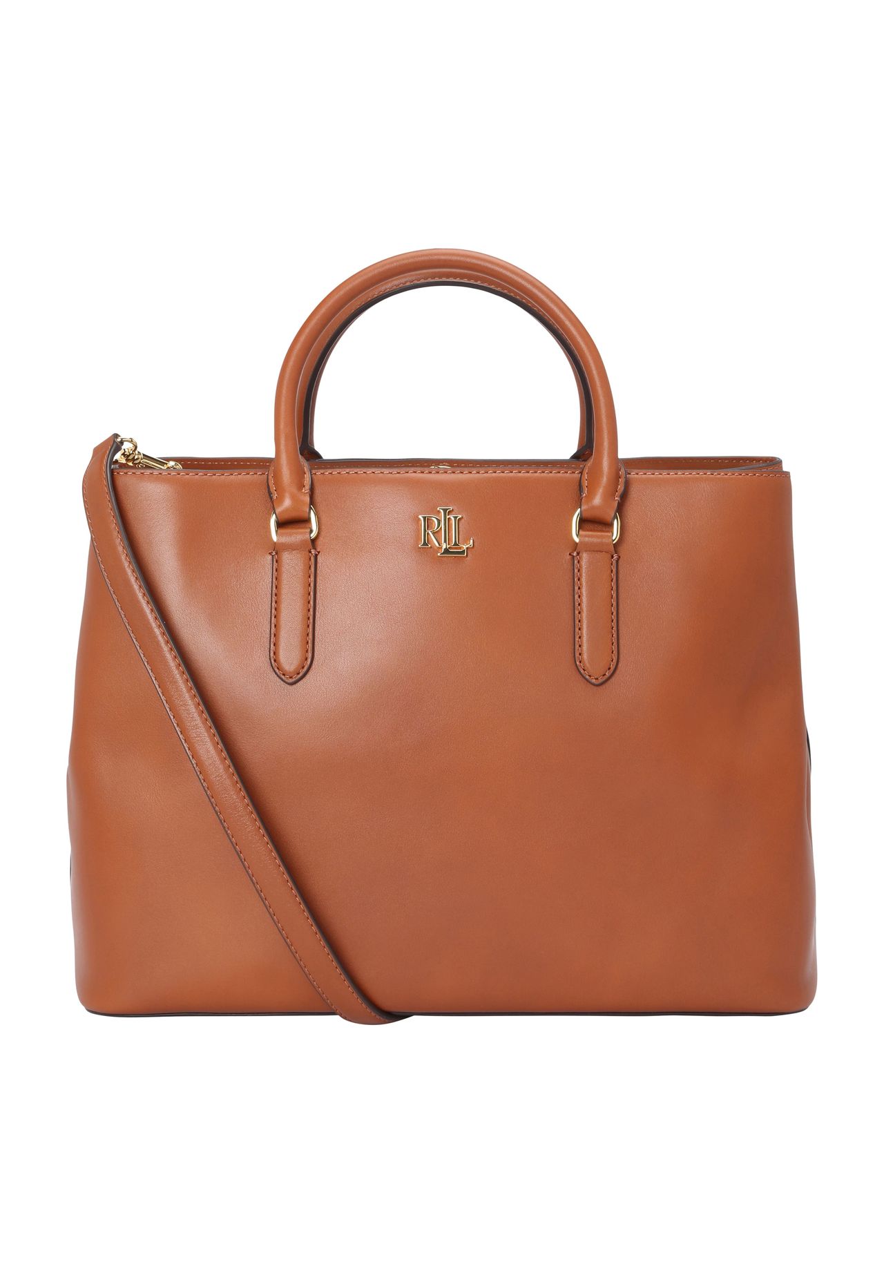 LAUREN RALPH LAUREN MARCY Shopper, Leder, Einschubfach, uni, für 
