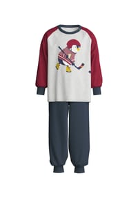 CALIDA - Kinder Bündchen-Pyjama Toddlers Sports - stein meliert