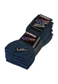 normani® - 10 Paar Extrem Stabile Arbeits & Sportsocken Extrem - Anthrazit