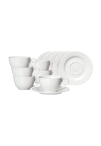 Ritzenhoff & Breker Kaffeetassen mit Untertassen Levi 220 ml 6er Set - LEVI - blau