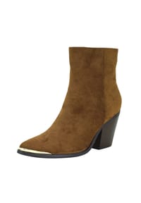 Findlay - Stiefelette IVIRA mit Goldspitze - autumn cognac