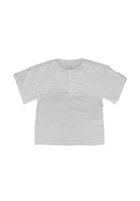 maximo® - GOTS MINI BOY-Hemd, Kurzarm Musselinstoff - beigemeliert