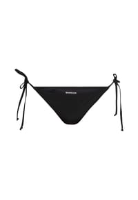 MANGUUN - Bikini-Slip Solid Basic Fabric Athena, Schnürung, für Damen - E001 BLACK
