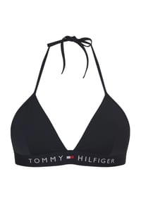 TOMMY HILFIGER Bikinitop, Triangel-Form, Logo-Bund, für Damen Bild 1
