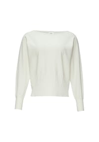 s.Oliver BLACK LABEL - Strickpullover, U-Boot-Ausschnitt, für Damen - 0200  WHITE
