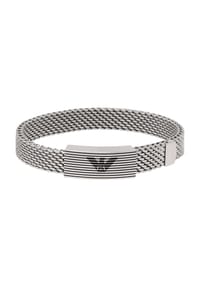 ARMANI - Herren Armband, Edelstahl - WEISSGOLD