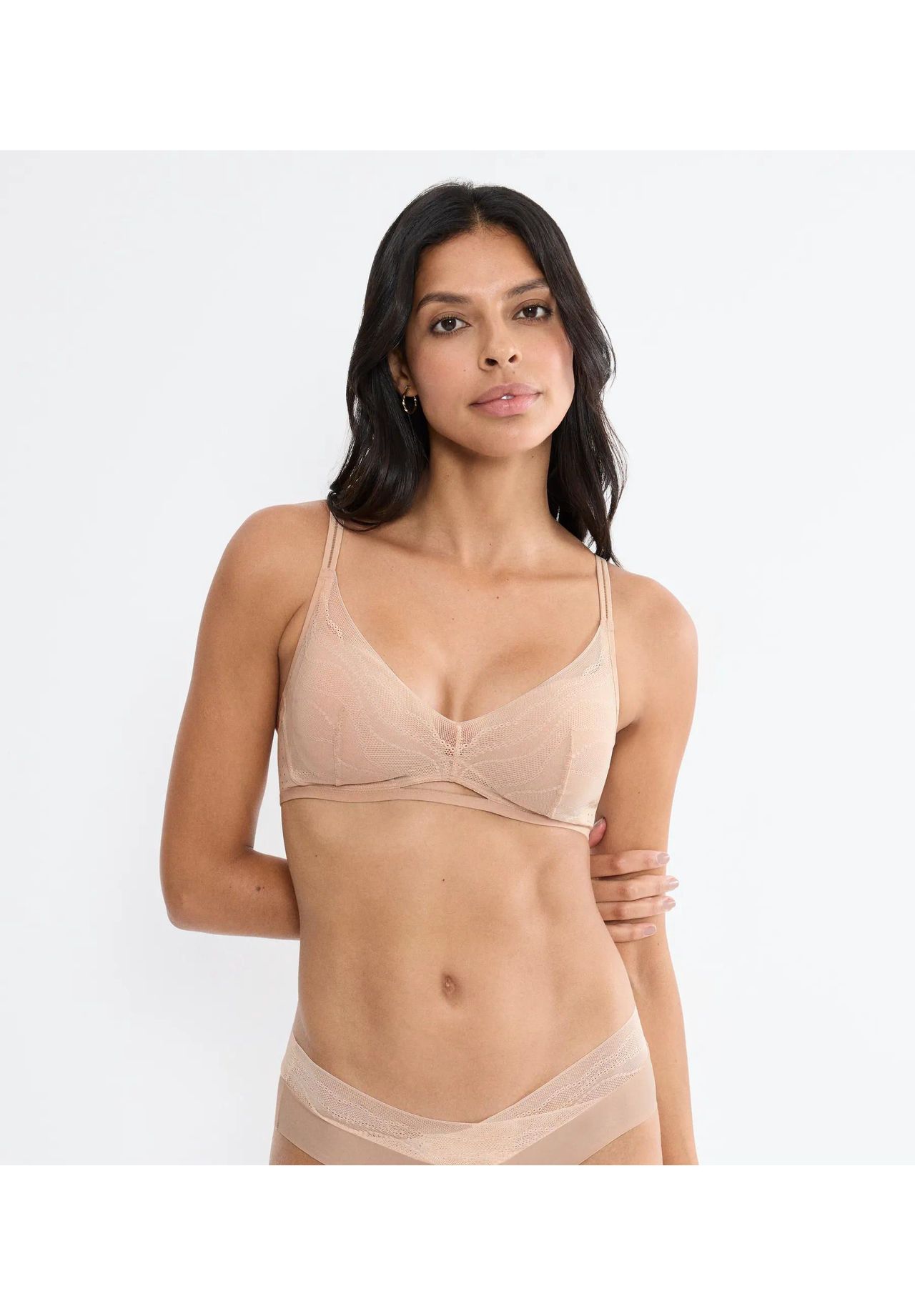 Triumph Schalen-Bh Breathe & Lift Smart, Stickerei, FüR Damen, Braun, 02