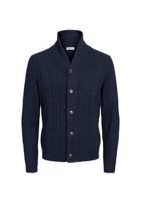 JACK & JONES - Cardigan Craig Strickjacke - schwarz
